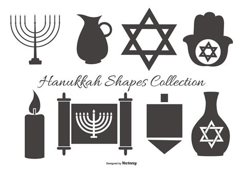 Hanukkah Vector Shapes Collection 134361 Vector Art at Vecteezy