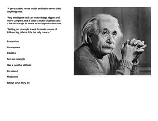 Einstein Leadership PPT