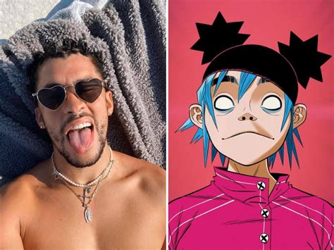 Bad Bunny Animado Gorillaz Estrena Video Oficial De Tormenta