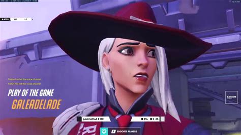 Gale Top 500 Ashe Gameplay Potg 46 Elims [ Overwatch Season 24