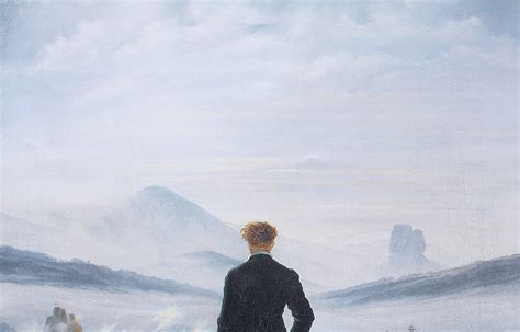 ᐈ El Caminante sobre el mar de nubes por Caspar David Friedrich