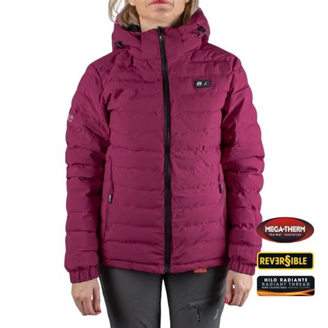 Joluvi Chaqueta Calefactable Reversible Heat Duo Negro Fucsia Mujer