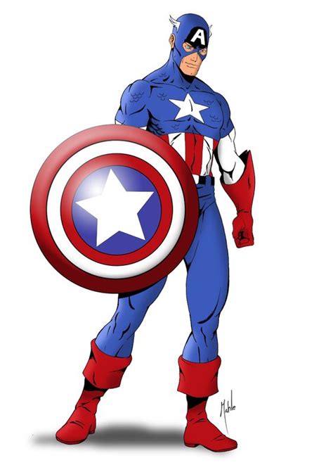 Captain America Cartoon Drawing At Getdrawings Free Download