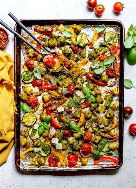 Sheet Pan Pesto Gnocchi Two Peas And Their Pod