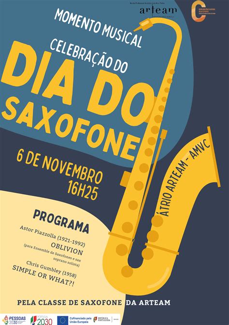 Arteam Comemora Dia Do Saxofone Funda O Trio Da M Sica Escola