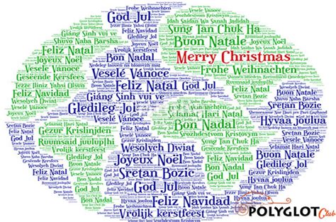 Merry Christmas In Different Languages