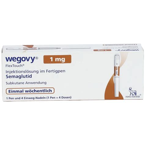 WEGOVY 1 Mg FlexTouch Injektionslsg Fertigpen 1x3 Ml Mit Dem E Rezept