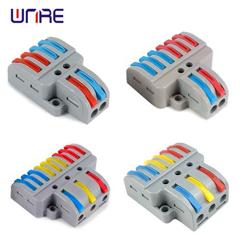 China Mini Wire Connector Fast Universal Wiring Electrical Cable Connector Wire Push Terminal