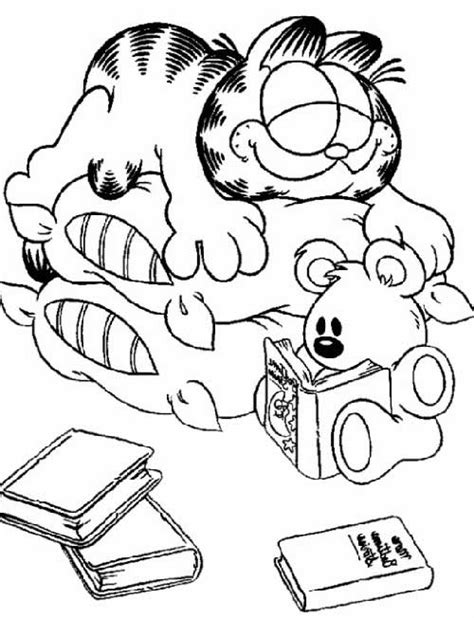 Desenhos Do Garfield Para Imprimir E Pintar Em Casa