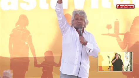 Intervento Del Mio Beppe Grillo Alla Manifestazione Bastaviteprecarie