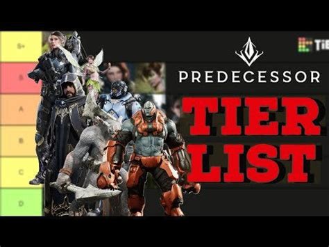 Waaay Too Early Tier List! Predecessor Early Access gameplay #PredPlays : r/ForWhomTheBellTrolls