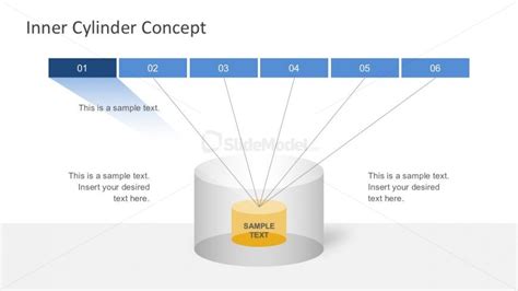 Free Cylinder Process Diagrams PowerPoint SlideModel