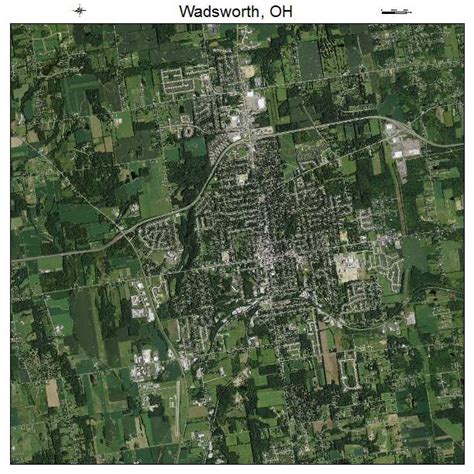 Aerial Photography Map of Wadsworth, OH Ohio