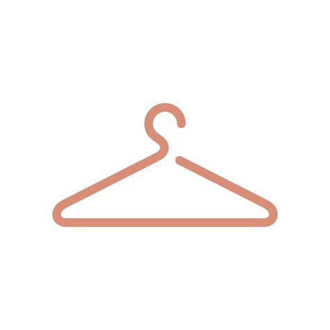 Cloth Hanger Icon Vector Template Illustration Design 41934050 Vector
