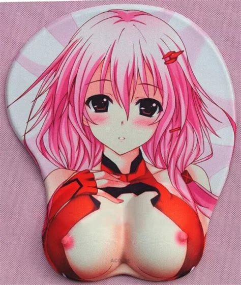 Guilty Crown Inori Yuzuriha Hentai R18 3D Oppai Breast Sexy Mouse Pad