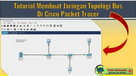 Konfigurasi Topologi Bus Di Cisco Packet Tracer Part NBKomputer