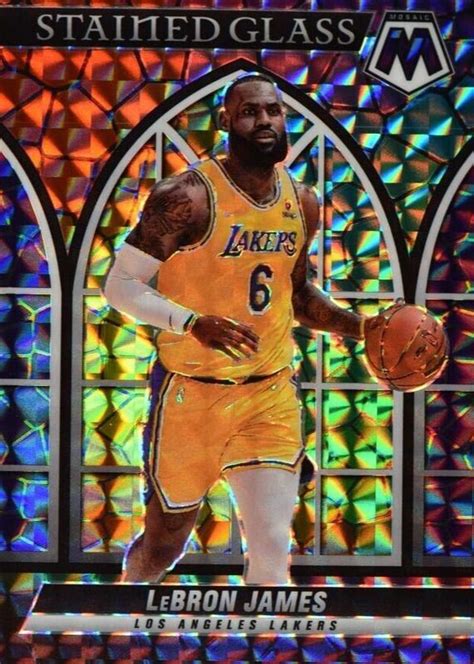 LeBron James 2021 Mosaic 1 Stained Glass SSP Price Guide Sports