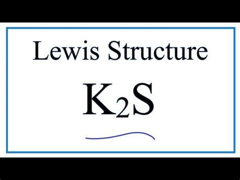 Lewis Dot Diagram Of Potassium