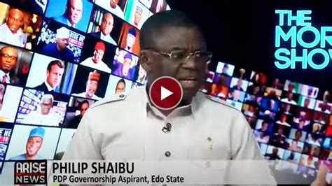 Edo Governor Obaseki Betrayed Me Says Deputy Governor Shaibu Arise News