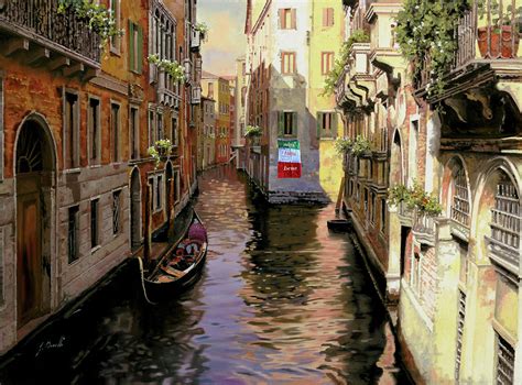 Andra Tutto Bene Venezia Painting By Guido Borelli Fine Art America