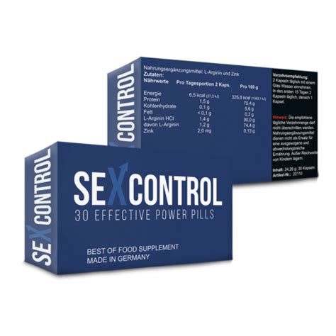 Sex Control 30 30 Gratis Kapseln Potenzsteigerung Starkes Sexmittel