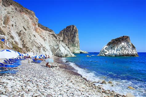 White beach in Santorini: literally the island — Santorinika, travel ...