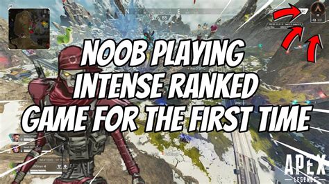 Noob Playing Intense Ranked Game For The First Time Apex Legends