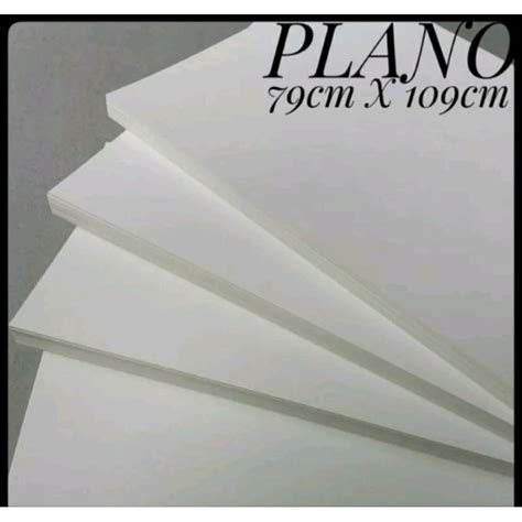 Jual 1 Rim Kertas Ivory 400 GSM Ukuran Plano 79 Cm X 109 Cm Shopee