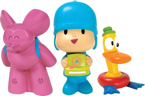 Pocoyo Bath Figures 3 Pack 24701 Toys And Games