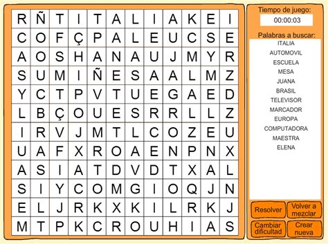 Farmingdale College Sopa De Letras De Sustantivos