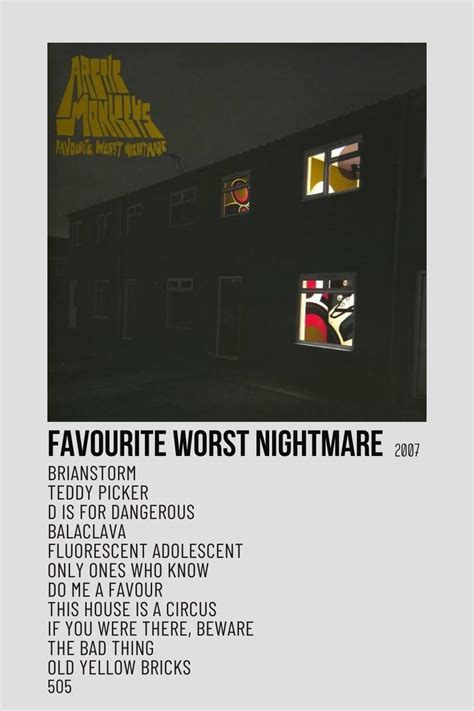 Favourite Worst Nightmare By Arctic Monkeys Polaroid Aesthetic Album