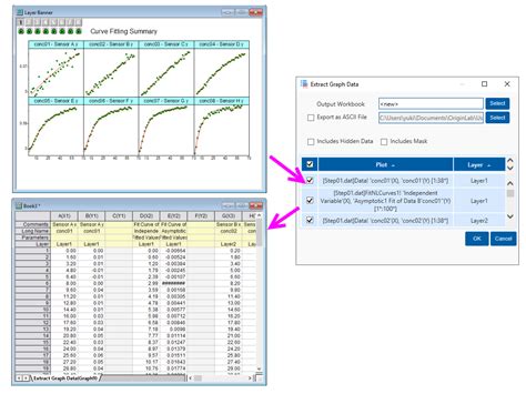 Extract Graph Data File Exchange Originlab