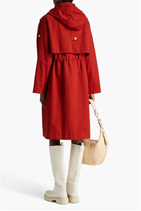 Baandsh Ted Cotton Twill Hooded Trench Coat The Outnet