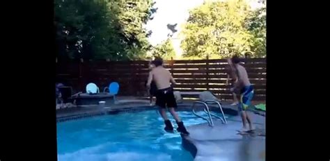 Watch This Crazy Pool Basketball Dunk [VIDEO]