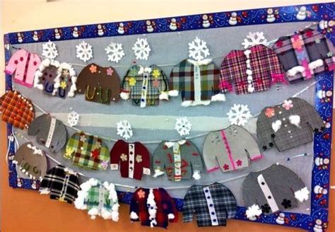 Winter Clothes Kindergarten Bulletin Board Ideas Winter Crafts