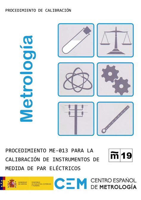 PDF PROCEDIMIENTO ME013 CEM Centro Español de Metrología