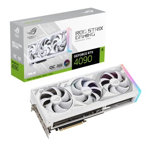 ASUS ROG STRIX GeForce RTX 4090 OC Edition White 24GB GDDR6X 384 Bit