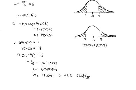 Nyjc Normal Distribution Jc Math Tuition