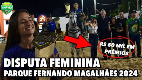 DISPUTA FEMININA VAQUEJADA PARQUE FERNANDO MAGALHÃES EM PIRACURUCA PI