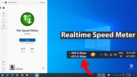 Enable Realtime Network Speed Meter In Windows Laptop And Desktop In