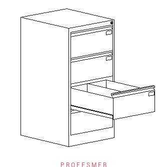 Metalowa Szafa Kartotekowa Szk 304 4 Format A5 Poziomo