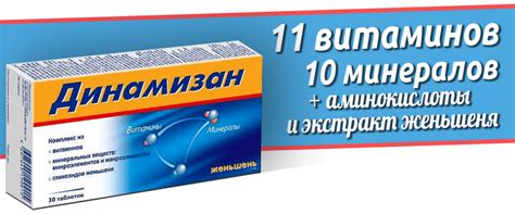 Динамизан — Витамин и Минерал