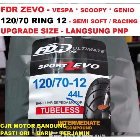 Jual Fdr Sport Zevo Ring Ban Motor New Scoopy Genio Vespa