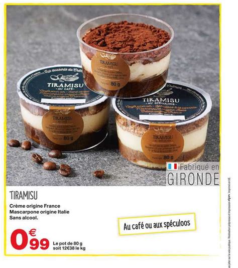 Promo Tiramisu Chez Grand Frais ICatalogue Fr