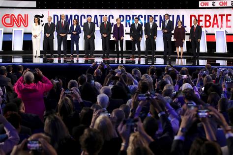 Only three Democratic candidates turned up to the criminal justice town