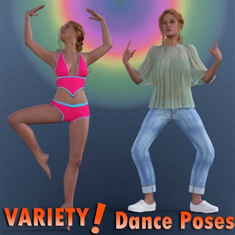 Variety Dance Poses For Genesis Female G F In Daz Studio D