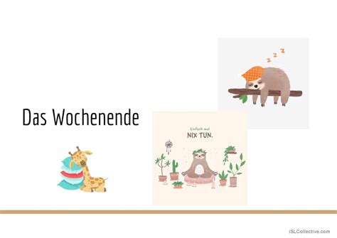 Wochen Monate Jahreszeiten Allgeme Deutsch Daf Powerpoints