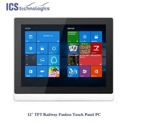 Ics I Tft Railway Fanless Touch Panel Pc For Industrial At Best