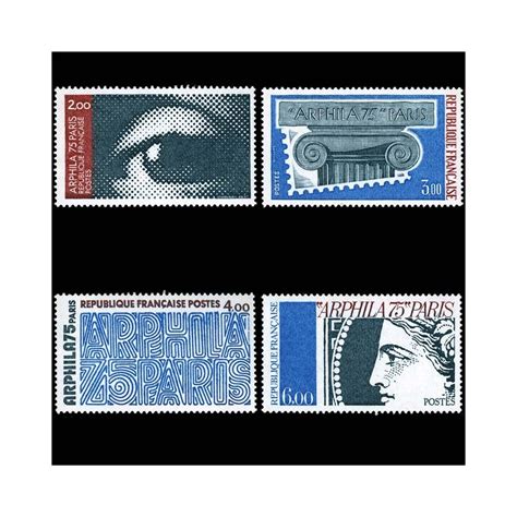 Timbres pour philatélistes N 1834 37 France Poste 1971 1980