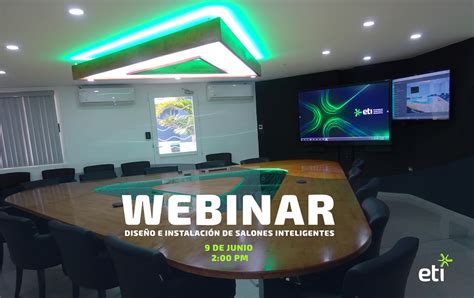 Webinar Diseño e instalación de salones inteligentes